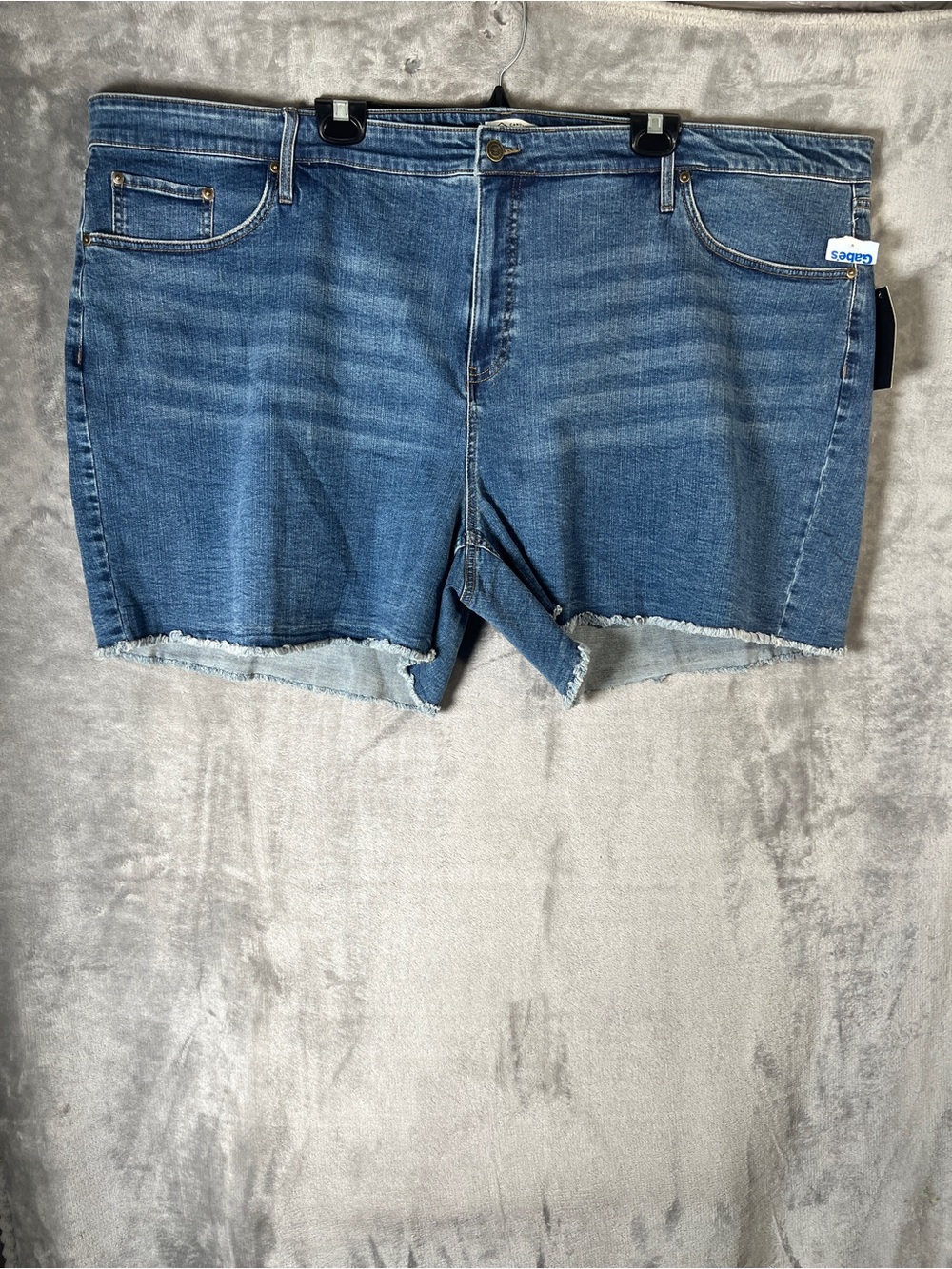 Candace Cameron Bure Blue Denim Cutoff Shorts